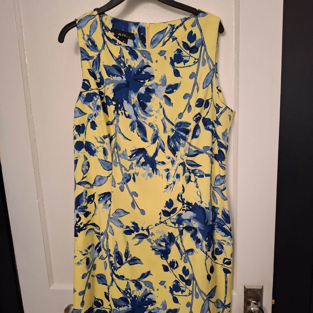Women’s Blue and Yellow Summer dress.